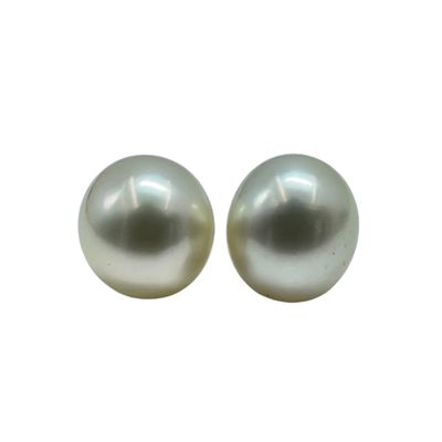 9.80 MM Size (Approx.) AA Luster Loose Pearl Light Golden Color Oval Shape Pearl Beads Natural Real South Sea Pearl Personalize Gift