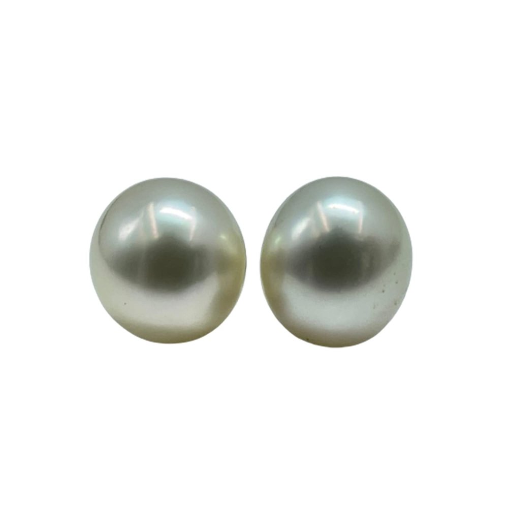 9.80 MM Size (Approx.) AA Luster Loose Pearl Light Golden Color Oval Shape Pearl Beads Natural Real South Sea Pearl Personalize Gift