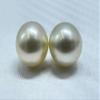9.80 MM Size (Approx.) AA Luster Loose Pearl Light Golden Color Oval Shape Pearl Beads Natural Real South Sea Pearl Personalize Gift view 4