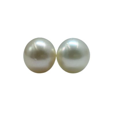 11.60 MM Size (Approx.) AA Luster Loose Pearl Cream Color Oval Shape Pearl Beads Natural Real South Sea Pearl Personalize Gift