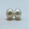 11.60 MM Size (Approx.) AA Luster Loose Pearl Cream Color Oval Shape Pearl Beads Natural Real South Sea Pearl Personalize Gift view 3