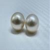 10.70 MM Size (Approx.) AA Luster Loose Pearl Cream Color Oval Shape Pearl Beads Natural Real South Sea Pearl Personalize Gift view 2