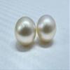 10.70 MM Size (Approx.) AA Luster Loose Pearl Cream Color Oval Shape Pearl Beads Natural Real South Sea Pearl Personalize Gift view 3