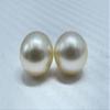 10.70 MM Size (Approx.) AA Luster Loose Pearl Cream Color Oval Shape Pearl Beads Natural Real South Sea Pearl Personalize Gift view 4