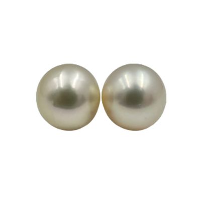 12 MM (Approx.) Size AAA Luster Loose Pearl Cream Color Oval Shape Pearl Beads Natural Real South Sea Pearl Personalize Gift Saltwater Pearl