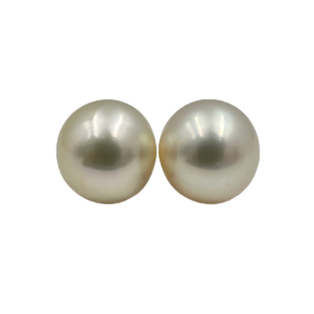 12 MM (Approx.) Size AAA Luster Loose Pearl Cream Color Oval Shape Pearl Beads Natural Real South Sea Pearl Personalize Gift Saltwater Pearl