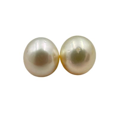 12 MM (Approx.) Size AA Luster Loose Pearl Cream Color Cone Shape Pearl Beads Natural Real South Sea Pearl Personalize Gift Saltwater Pearl