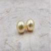 12 MM (Approx.) Size AA Luster Loose Pearl Cream Color Cone Shape Pearl Beads Natural Real South Sea Pearl Personalize Gift Saltwater Pearl view 4