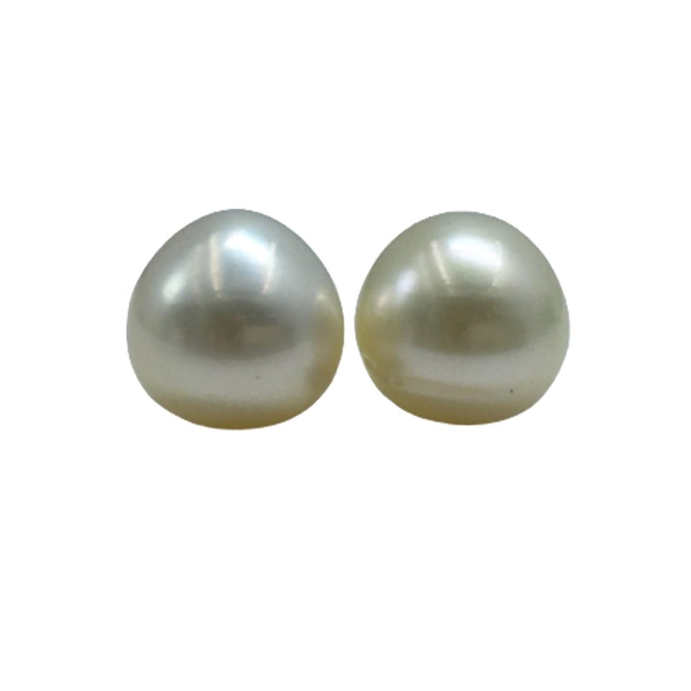 11.30 MM (Approx.) Size AA Luster Loose Pearl Cream Color Button Shape Pearl Beads Natural Real South Sea Pearl Personalize Gift
