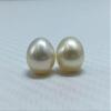 11.30 MM (Approx.) Size AA Luster Loose Pearl Cream Color Button Shape Pearl Beads Natural Real South Sea Pearl Personalize Gift view 3