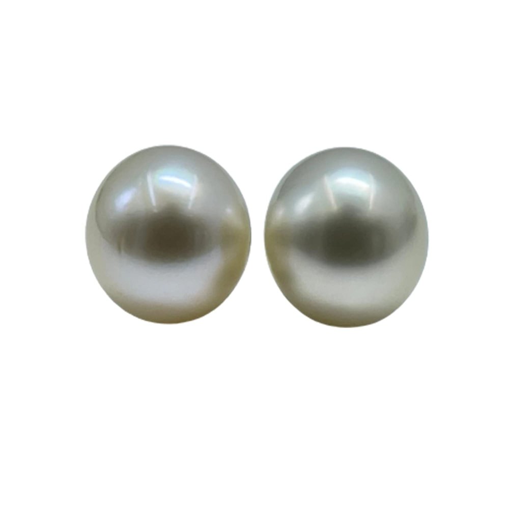 9.5 MM Size (Approx.) AA Luster Loose Pearl Light Golden Color Oval Shape Pearl Beads Natural Real South Sea Pearl Personalize Gift