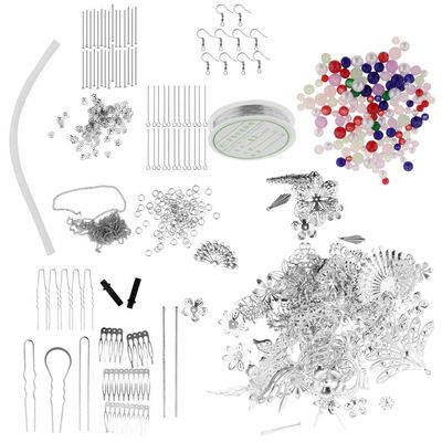 AS 1 Set Women Vintage Hair Stick Set Tassel Hairpins Chinese Hair Accessories D715 (Color : White)