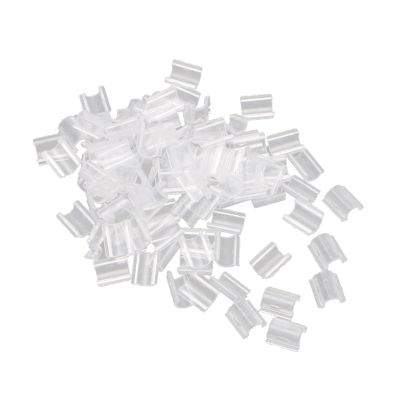 AS 100Pcs Hair Ties DIY Glue-on Plastic Connectors Tools Rubber Hair Band Link Buckles Add A Charm On Hairbands D715 (Color : CL-L)