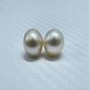 10.80 MM Size (Approx.) AA Luster Loose Pearl Cream Color Oval Shape Pearl Beads Natural Real South Sea Pearl Personalize Gift view 2