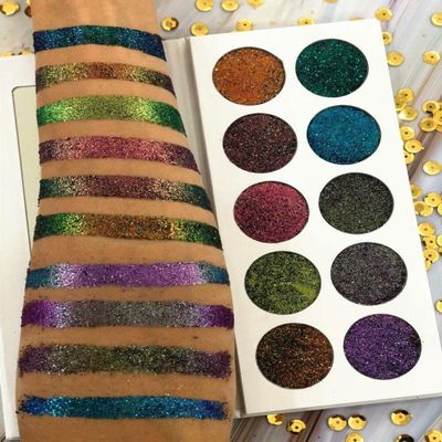 Chameleon Duo Chrome Glitter Eyeshadow Palette