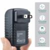 Jantoy AC/DC Adapter for IBRechargeable 48W LED UV Nail Lamp Nail Dryer Professional Gel Nail Curing Lamp Power Supply Cord Cable PS Wall Home Charger Mains PSU view 3