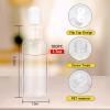 50 Pack 1.7oz/50ml Travel Plastic Empty Bottles Mini Hand Sanitizer Bulk Travel Size with Flip Cap, Squeezable Refillable Container for Cosmetic Baby Shower Birthday Wedding Party Favor (50PC-CLEAR) view 2