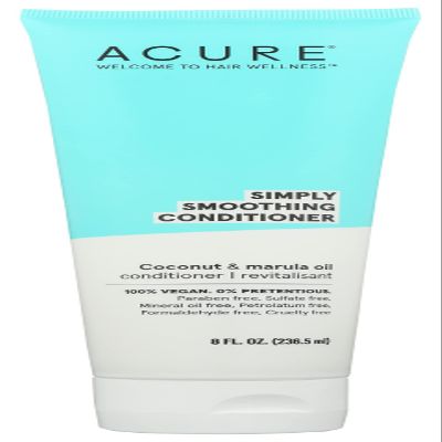 Acure Simply Smoothing Conditioner, Paraben Free, Vegan, 8 Fluid Ounce (Pack of 1)