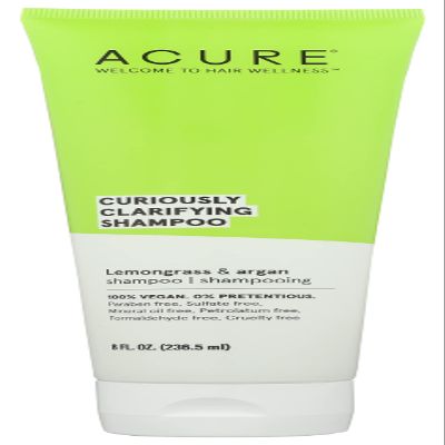 Acure Curiously Clarifying Shampoo, Paraben Free, Vegan, 8 Fluid Ounce (Pack of 1)