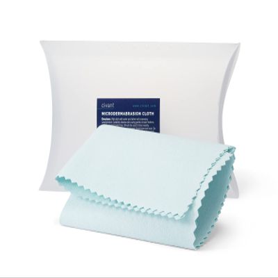 Civant Microdermabrasion Cloth - Exfoliating Face Wash Cloth Cleanses and Brightens - Microfiber Face Cloth Deep Cleans Skin - Dermatologist-Recommended, 1 Cloth