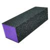 PrettyClaw 12pc Disposable Mini Nail Buffer Block Nail Manicure Pedicure Kit 60/60/100 Black Grit Purple Buffing Sanding Blocks Nail File 3 Sided (Includes Free 80/80 Mini Zebra Nail File) view 3