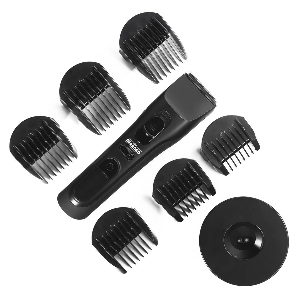 Live Bearded MT-1 Beard Trimmer - Rechargeable with 240-Minute Run-Time, Ceramic Blade, Whisper Quiet and 28 Combination Cutting Lengths for Men