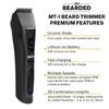 Live Bearded MT-1 Beard Trimmer - Rechargeable with 240-Minute Run-Time, Ceramic Blade, Whisper Quiet and 28 Combination Cutting Lengths for Men view 2