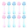10pcs Fingernail Scrub Brush with Handle Grip, Nail Brush for Cleaning Fingernails Nail Cleaning Foot Hand Cleaner for Home Laundry Clothes Shoes (Random Color) view 1