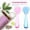 10pcs Fingernail Scrub Brush with Handle Grip, Nail Brush for Cleaning Fingernails Nail Cleaning Foot Hand Cleaner for Home Laundry Clothes Shoes (Random Color) view 2
