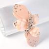 Crystal Rhinestones Barrettes Hair Design Clips Barrette Bridal Wedding Formal Event Jewelry Accessory for Women Girls (Color : B) view 3
