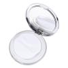 Lurrose Loose Powder Containers Loose Powder Container with Puff, 2pcs Reusable Makeup Powder Case Plastic Cosmetic Jar DIY Travel Powder Bottle (Silver) Travel Powder Container view 1