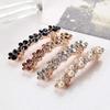 Fashion 5 Colors Crystal Pearl Hair Clips Elegant Women Barrettes Hairpins Hairgrips Headwear Hair Accessories (Color : D) view 4