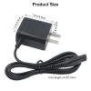 LinMei Adapter Power Cord 4.3V Compatible with Philips Norelco QP2520/90 QP2520/70 QP2520/72 A00390 BT3206 Electric Shaver Multigroom Beard Trimmer Adapter Power Charging Cord view 4