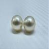 11 MM Size (Approx.) AA Luster Loose Pearl Cream Color Oval Shape Pearl Beads Natural Real South Sea Pearl Personalize Gift view 2
