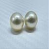11 MM Size (Approx.) AA Luster Loose Pearl Cream Color Oval Shape Pearl Beads Natural Real South Sea Pearl Personalize Gift view 3