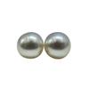 10.8 MM Size (Approx.) AAA Luster Loose Pearl Cream Color Oval Shape Pearl Beads Natural Real South Sea Pearl Personalize Gift view 1
