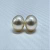 10.8 MM Size (Approx.) AAA Luster Loose Pearl Cream Color Oval Shape Pearl Beads Natural Real South Sea Pearl Personalize Gift view 3
