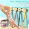 2023 New Long Handle Massage Cleaning Bath Brush with Non-Porous Sticky Hook, Multifunctional Detachable Back Exfoliation Brush, One-Touch Foam Family Essential (D-Pink) view 2