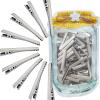 100Pcs Alligator Metal Hair Clips for Bow Making, Large Plain DIY Craft Clips Supplies (5.7cm/2.24) view 1