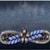 Crystal Rhinestone Snap Hair Clips Hollow Hairpins Headwear Accessories Wedding Party for Girls (Color : C) view 3