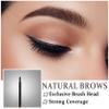 2PCS Peel Off Tattoo Eyebrow Gel,Long Lasting Waterproof Eyebrow Tattoo Makeup,Natural Elegant Eyebrow Tattoo Peel Off for Woman Girls - Gray Brown view 4