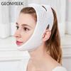 Breathable V Face Cheek Lift Up Band Face Thin Mask Reduce Double Chin V-Line Shaping Bandage Anti Wrinkle Tension Firming Belt (yellow) view 2