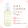 Ginger's Soul Micellar Water, Cucumber Witch Hazel, Firming and Soothing Cleanser Toner Makeup Remover, 4 fl oz view 2