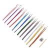LALAFINA 1set Colorful Hair Tinsel Kit Hair Extensions Buckles Hook Needle for Girls for Braid Hairstyles view 3