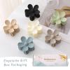 6PCS Matte Flower Hair Clips, Large Claw Clips for Women Thick Hair, Big Cute Dasiy Hair Clips, Non Slip Strong Hold for Women Thin Hair, Hair Accessories for Christmas Gifts Holiday, 6 Colors view 4