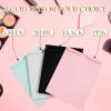 4 Pcs Small Folding Travel Mirror Rectangle Compact Mirror Portable Pocket Mirror Small Makeup Folding Mirror Stand up Vanity Mirror for Women Girls Daily Use, Pink White Green Black, 4.9 x 3.7 Inch view 3