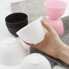 FERCAISH 9Pcs Diy Face Mask Mixing Bowl, Microwavable Silicone Facial Mud Bowl Cosmetic Beauty Tool for Home Salon(Black,White,) view 4