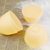 FERCAISH 4Pcs Diy Face Mask Mixing Bowl, Microwavable Silicone Facial Mud Bowl Cosmetic Beauty Tool for Home Salon (Yellow) view 4