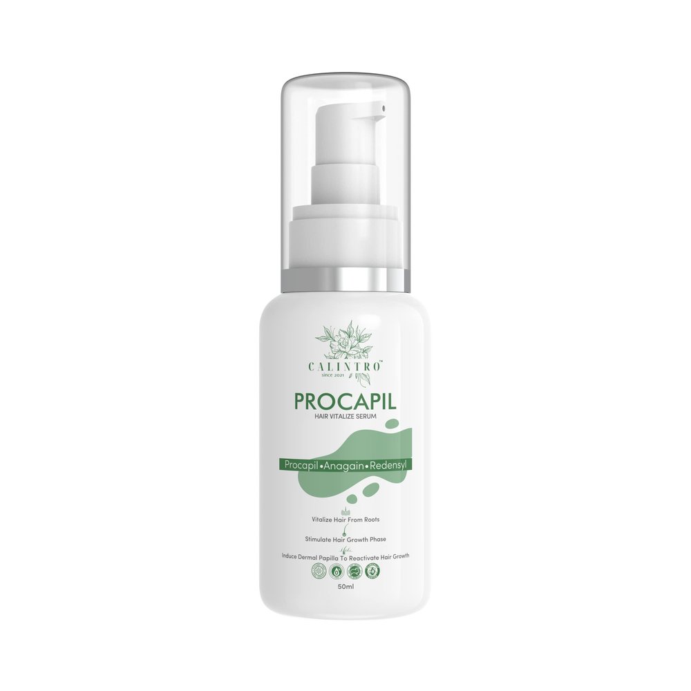 Calintro Reactive Hair Growth Serum| with Procapil, Redensyl, Anagain, Follicusam, Vitamin-B5 For DHT Block, Reduce Hair Fall & Promotes New Hair| For Men & Women| (Pack 2 (50ml))