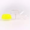 Maniology 2-in-1 Image-Shrinking Nail Stamper with Scraper Card | Yellow Round Silicone Stamper, Dual XL Stackable Heads for Custom Stamping Nail Art Design view 4